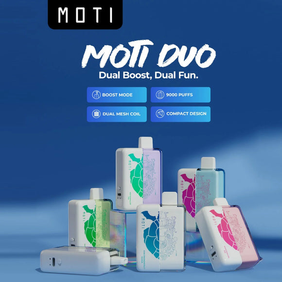 MOTI | DUO 9000 PUFF DISPOSABLE Box of 10